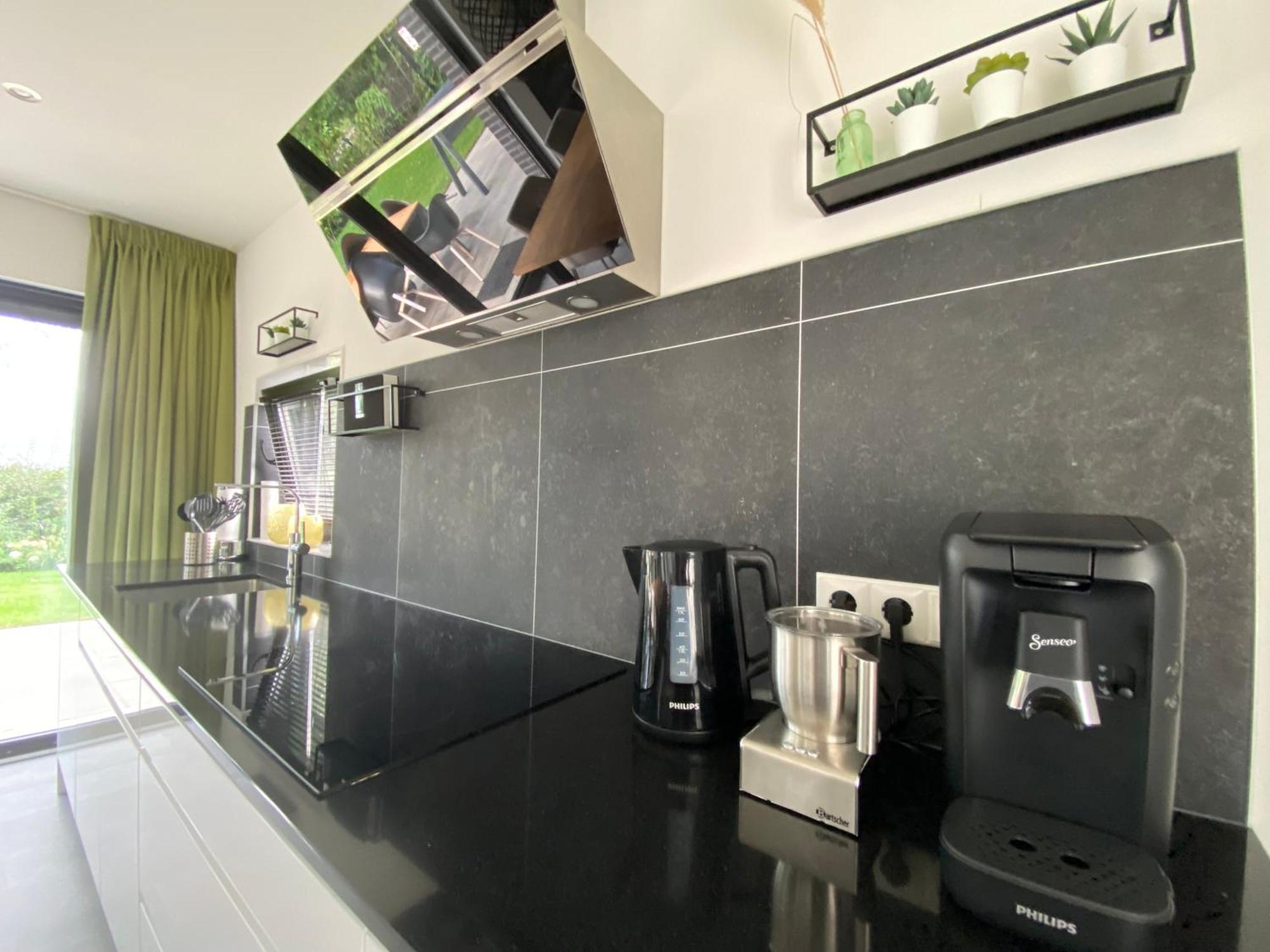 Green Villa: Beachfront Resort with Sea View Terrace and Pet-Friendly Garden Hulshorst Exterior photo